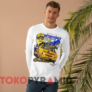 Vintage 1999 Nascar Dale Earnhardt Wrangler Tough Customer T-shirt 2 Vintage 1999 Nascar Dale Earnhardt Wrangler Tough Customer White Long sleeved
