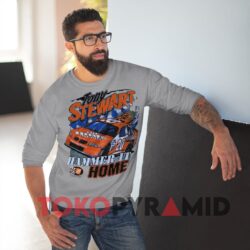 Vintage 1999 Nascar Tony Stewart Home Depot Hammer It Home Shirt 3 Vintage 1999 Nascar Tony Stewart Home Depot Hammer It Home Grey Sweatshirt