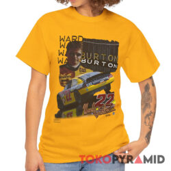 Vintage 1999 Nascar Ward Burton 22 Cat Shirt
