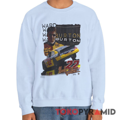 Vintage 1999 Nascar Ward Burton 22 Cat Sweatshirt
