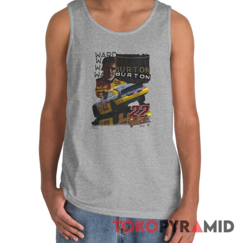 Vintage 1999 Nascar Ward Burton 22 Cat Tank Top
