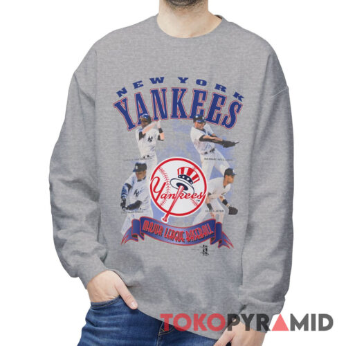 Vintage 1999 New York Yankees Jeter Williams Knoblauch Martinez Sweatshirt
