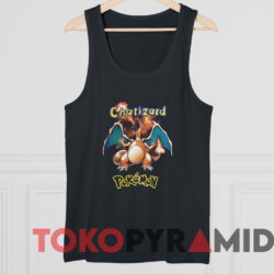 Vintage 1999 Nintendo Pokemon Charizard T-shirt 4 Vintage 1999 Nintendo Pokemon Charizard T shirt Black TankTop