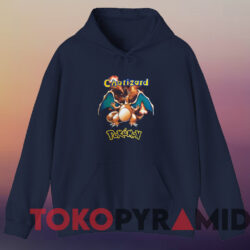Vintage 1999 Nintendo Pokemon Charizard T-shirt 3 Vintage 1999 Nintendo Pokemon Charizard T shirt Navy Hoodie