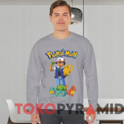 Vintage 1999 Nintendo Pokemon T-shirt 2 Vintage 1999 Nintendo Pokemon T shirt Grey Sweatshirt