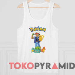 Vintage 1999 Nintendo Pokemon T-shirt 4 Vintage 1999 Nintendo Pokemon T shirt White TankTop