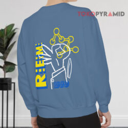 Vintage 1999 REM Up Album 033 Tour Shirt 4 Vintage 1999 Rem Up Album 033 Tour Sweatshirt Back