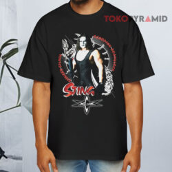Vintage 1999 Sting Wcw Wrestling Black T shirt