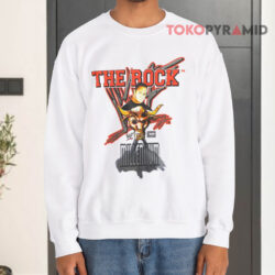 Vintage 1999 The Rock Wwf Attitude Millennium Sweatshirt