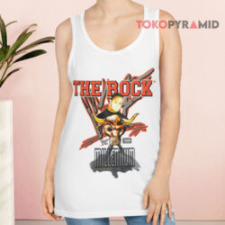 Vintage 1999 The Rock Wwf Attitude Millennium Tank Top