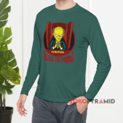 Vintage 1999 The Simpsons CM Burns Release The Hounds Shirt 3 Vintage 1999 The Simpsons Cm Burns Release The Hounds Green Long sleeved