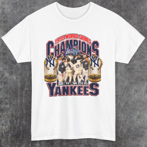 Vintage 1999 World Series Yankees T shirt Champions MLB Shirt