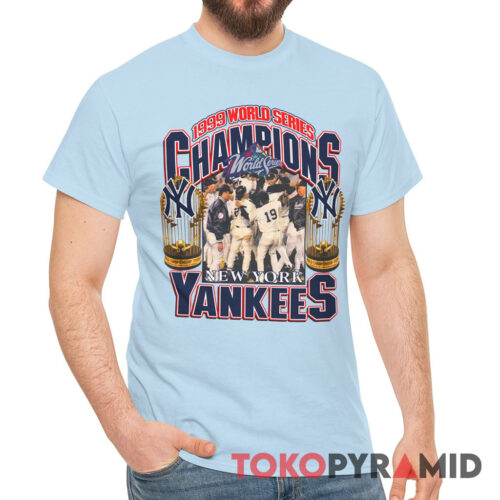 Vintage 1999 World Series Yankees T shirt Champions MLB Tee