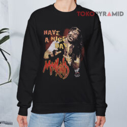 Vintage 1999 WWF Mankind Have A Nice Day Shirt 3 Vintage 1999 Wwf Mankind Have A Nice Day Sweatshirt