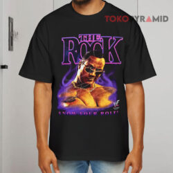Vintage 1999 Wwf The Rock Know Your Role Black T shirt