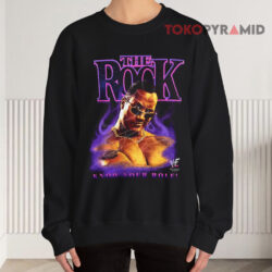 Vintage 1999 Wwf The Rock Know Your Role Sweatshirt