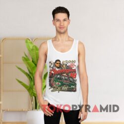 Vintage 2000 Bobby Labonte Nascar T shirt Winston Cup Series Champion White Tank Top