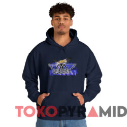 Vintage 2000 Disney Aerosmith Rock 'n' Roller Coaster T-shirt 2 Vintage 2000 Disney Aerosmith Rock 'n' Roller Coaster T shirt Navy Hoodie