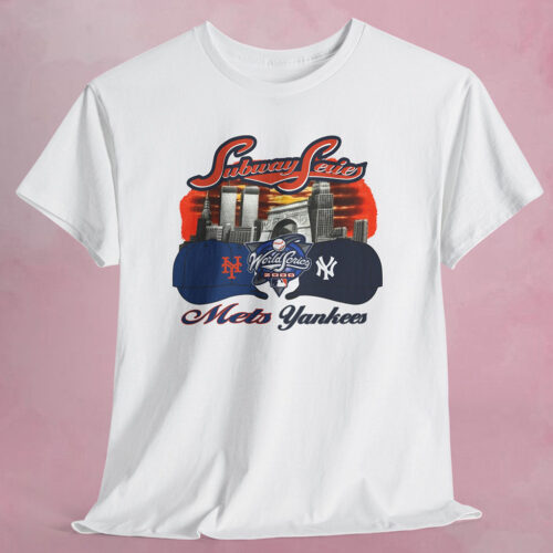 Vintage 2000 New York Mets Vs Yankees Subway Series World Series Shirt