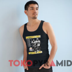 Vintage 2000 Pittsburgh Steelers Schedule T shirt Black TankTop