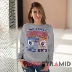 Vintage 2000 Yankees Vs Mets T-shirt World Series Championship MLB 3 Vintage 2000 Yankees Vs Mets T shirt World Series Championship MLB Grey Sweatshirt
