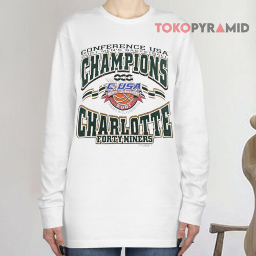 Vintage 2001 Charlotte Forty Niners C usa Champions Long sleeved