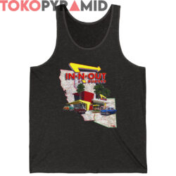 Vintage 2001 In N Out Burger California Shirt