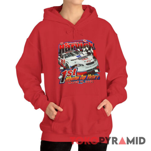 Vintage 2001 Kevin Harvick 1st Winston Cup Victory Hoodie