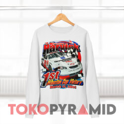 Vintage 2001 Kevin Harvick 1st Winston Cup Victory White Sweatshirt