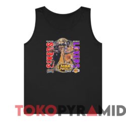 Rare Vintage NBA 2001 Finals Iverson 76ers vs Kobe Lakers Tee 4 Vintage 2001 NBA Finals Iverson 76ERS VS Kobe Lakers Tee Black Tanktop