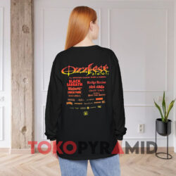 Vintage 2001 Ozzy Osbourne Ozzfest Tour Shirt Double Sided 4 Vintage 2001 Ozzy Osbourne Ozzfest Tour Black Long sleeved Back