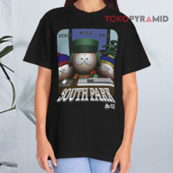 Vintage 2001 South Park Stan Kyle Eric Black T shirt