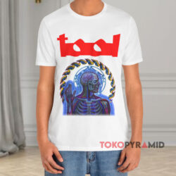 Vintage 2001 Tool Flaming Eye Hanes White T shirt