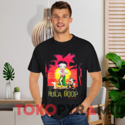 Vintage 2002 Betty Boop Hula Boop Double Sided T shirt Black T shirt