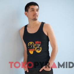 Vintage 2003 Aerosmith Kiss Band Music Tour T-shirt 4 Vintage 2003 Aerosmith Kiss Band Music Tour T shirt Black TankTop