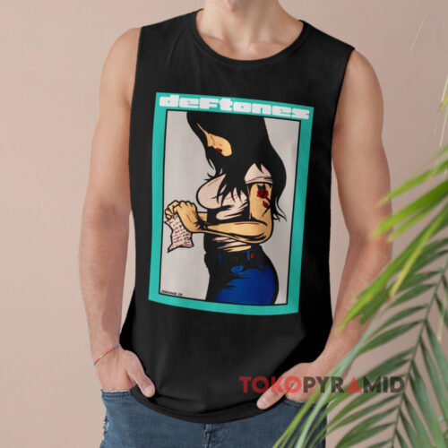 Vintage 2003 Deftones Fall Tour Jermaine Rogers Tank Top Vintage 2003 Deftones Fall Tour Jermaine Rogers Tank Top