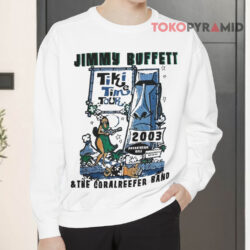 Vintage 2003 Jimmy Buffett Tiki Time Tour Sweatshirt Front