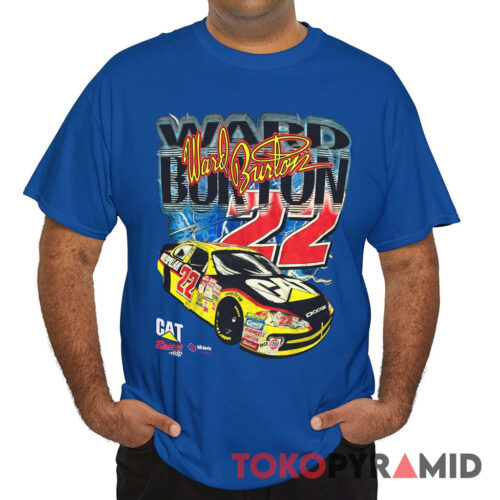 Vintage 2003 Ward Burton Nascar Caterpillar Shirt