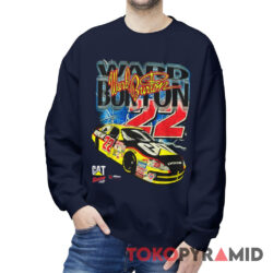 Vintage 2003 Ward Burton Nascar Caterpillar Sweatshirt