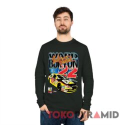 Vintage 2003 Ward Burton Nascar Caterpillar T-shirt 2 Vintage 2003 Ward Burton Nascar Caterpillar T shirt Black Long sleeved