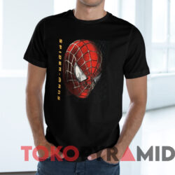 Vintage 2004 Spider mans T shirt Black T shirt