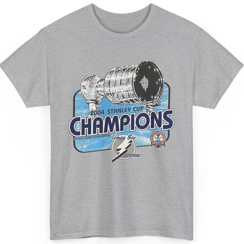 Vintage 2004 Tampa Bay Lightning Stanley Cup Shirt
