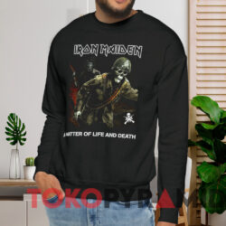 Vintage 2006 Iron Maiden A Matter Of Life And Death T-shirt 2 Vintage 2006 Iron Maiden A Matter Of Life And Death T shirt Black Sweatshirt