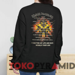 Vintage 2006 Iron Maiden A Matter Of Life And Death T-shirt 3 Vintage 2006 Iron Maiden A Matter Of Life And Death T shirt Black Sweatshirt