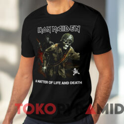 Vintage 2006 Iron Maiden A Matter Of Life And Death T shirt Black T shirt