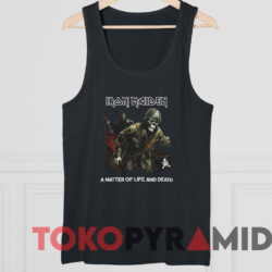Vintage 2006 Iron Maiden A Matter Of Life And Death T-shirt 5 Vintage 2006 Iron Maiden A Matter Of Life And Death T shirt Black TankTop
