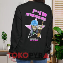 Vintage 2008 Iron Maiden LA Tour T-shirt 3 Vintage 2008 Iron Maiden La Tour T shirt Black Sweatshirt