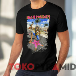 Vintage 2008 Iron Maiden La Tour T shirt Black T shirt