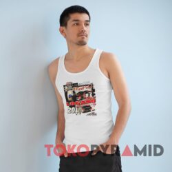 Vintage 2008 Joey Logano Nascar T-shirt Unique Joe Gibbs Racing Meijer 300 4 Vintage 2008 Joey Logano Nascar T shirt Joe Gibbs Racing Meijer 300 White Tank Top