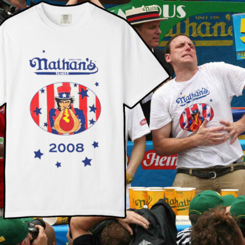 Vintage 2008 Nathan's Hot Dog Contest Tour T shirt Vintage 2008 Nathan's Hot Dog Contest Tour T shirt